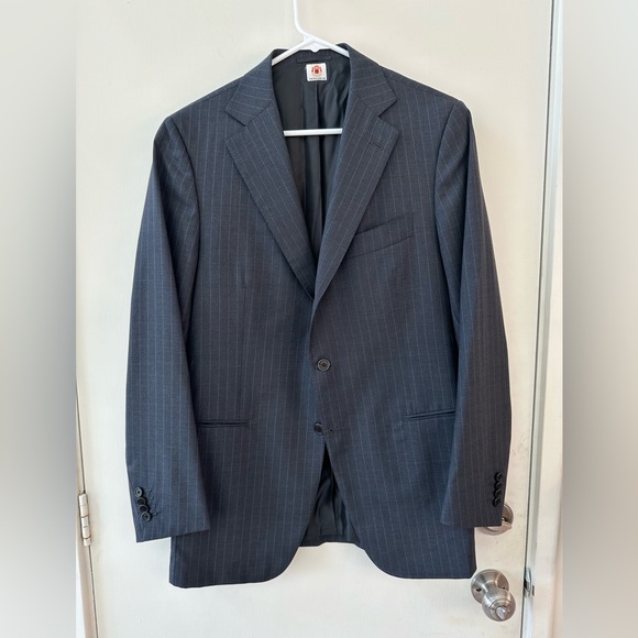 Luigi Borrelli Napoli Suit Jacket Men’s Size 50r Barely Worn Great condition